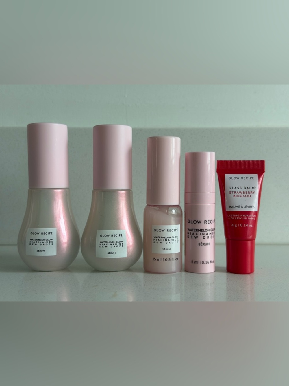 Glow Recipe Pink Primer & Strawberry Glass Balm Set